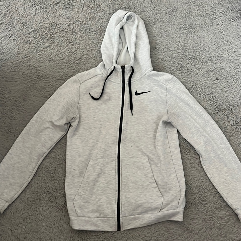 Grey Nike Zip Up